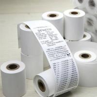 Paper Cash Register Rolls, Plain patterns, white Image
