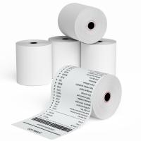 Paper Cash Register Rolls, Plain patterns, white