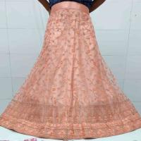Delightful design embroidered Net Lehenga Choli heavy work