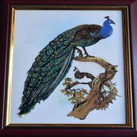 Peacock Gemstone Painting