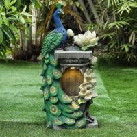 Peacock Water Fountain