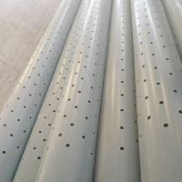 Perforated Pvc Pipe,  6 m length, 75 mm width