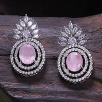 Pink Diamond Earrings Image