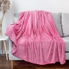 Fleece Fall Pink Soft Blanket, Lightweight