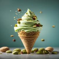 Pista Ice Cream Cone, Craving something sweet