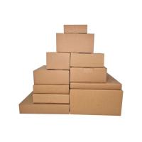 plain Corrugated Boxes, Unprinted kraft brown surface