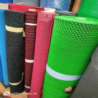 Plain Pvc Floor Mat, 160 sq ft, blue & red color