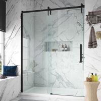 Plain Shower Glass Partition, Home usage, clear colour