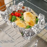 Plain Silver Foil Paper Roll, food 100% safe