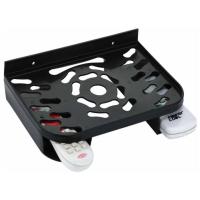Plastic Set Top Box Stand, Wall mount, black color