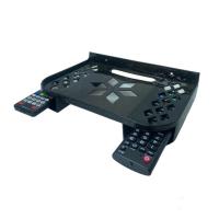 Plastic Set Top Box Stand, Wall mount, black color