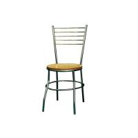Polished Steel Dining Chair
