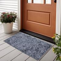 Polyester Grey Doormat