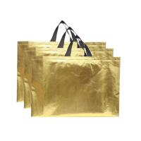 Trending Golden Laminated Polyester Shopping Bags Image