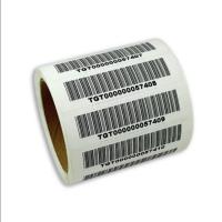 Polypropylene Barcode Sticker, Resistant to Tears Image