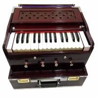 Portable Harmonium, Wooden material, brown color