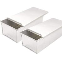Premium Aluminium Bread Mould, Silver & rectangular