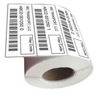 Print Chromo Barcode Label, Permanent adhesive type