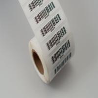 Printed Barcode Label, Paper, glossy surface finish