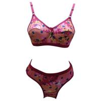 Printed Bra Panty Set