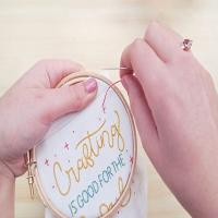 Printed Embroidery Banner