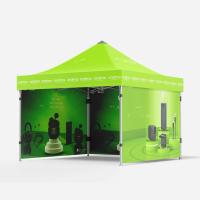 Printed Green Promotional Canopy, Rectangular