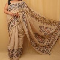 Printed Jamdani Saree