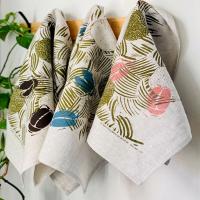 Printed Linen Towels