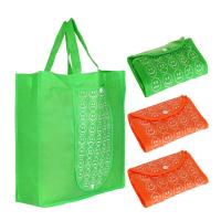 Printed Non Woven Folding Bags, One small pocket