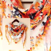 Printed Scarf Fabric