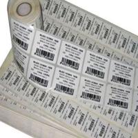 Pvc Security Barcode Label, Standard size, customized