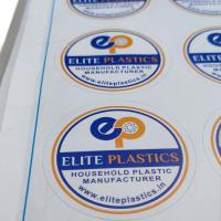 PVC Sticker Manufacturers, Tear-proof plastic base Image