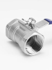 1PC stainless steel threaded ball valve