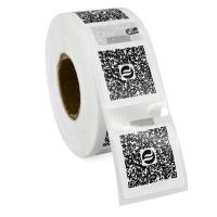 QR Barcode Roll, Strong adhesive backing type