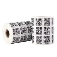 QR Code Label Roll, Type of removable adhesive Image
