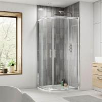Quadrant Plain Shower 