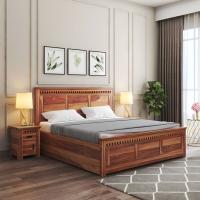 Queen Size Wooden Bed