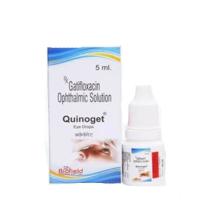Quinoget Eye Drops, Ocular bacterial protection