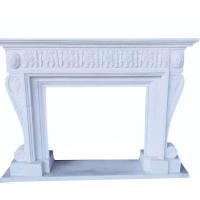 Rectangular Marble Fireplace