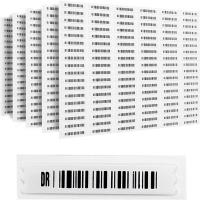 Rectangular Security Barcode Labels, Supermarket use