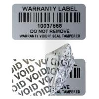 Rectangular Security Barcode Labels, Supermarket use