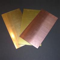 red brass sheet, polished or satin finish type
