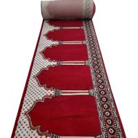 Red Polyester Masjid Carpet Plastic Bag Thick