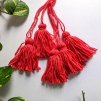 Red Twisted Tassels Image
