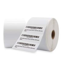 Removable Barcode Label Roll, Low-tack adhesive