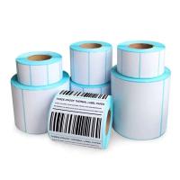 Resistant Barcode Sticker Roll, Synthetic paper Image