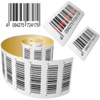 Retail Barcode Labels, Medium size, permanent adhesive
