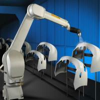 Robotic spray painting