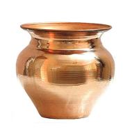 Round Copper Lota