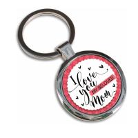 Round Metal Keyring
